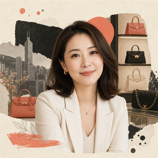 Handbag consignment owner portrait